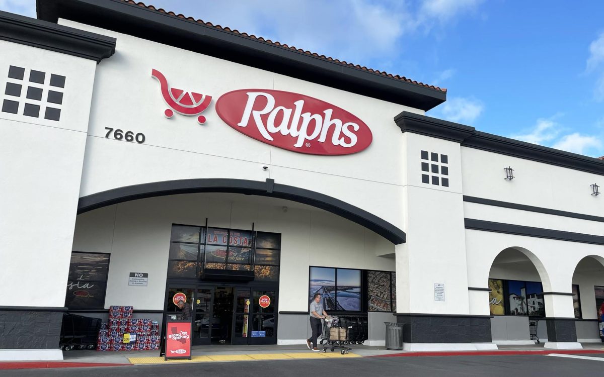 Ralphs supermarket’s new La Costa location is shown June 19 shortly after its opening. The store in the Carlsbad community replaces Gelson’s, which sold the location to Ralphs’ parent company, Kroger. (North Coast Current photo)