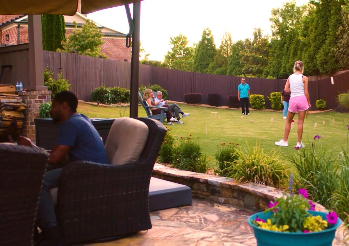Few things bring the fun to summer parties like a backyard game space. (StatePoint courtesy photo)